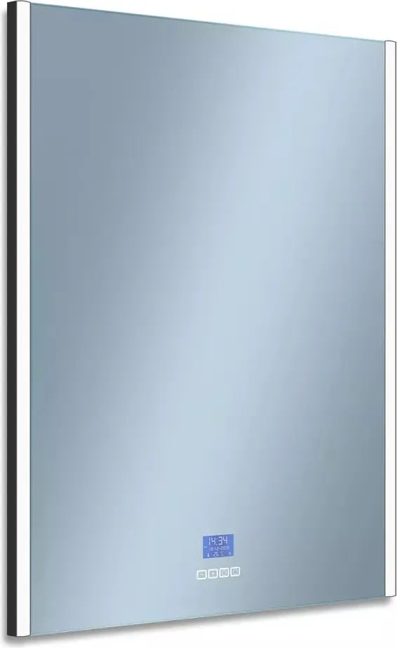 Oglinda cu iluminare Led Venti Timeled negru 60 cm x 80 cm