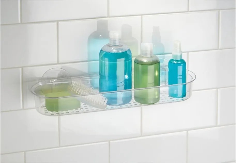 Raft de perete cu ventuză iDesign Suction