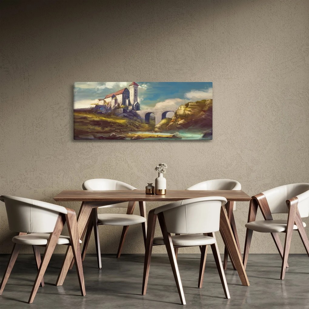 Tablou - Castelul medieval (120x50 cm)