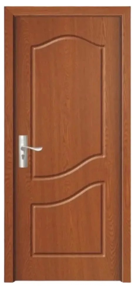 Usa Interior din MDF Novo Doors ND80, Cadru din Lemn Masiv, KIT COMPLET, Toc , Manere si balamale incluse (Culoare: Nuc, Toc: Fix, Maner: Standard,