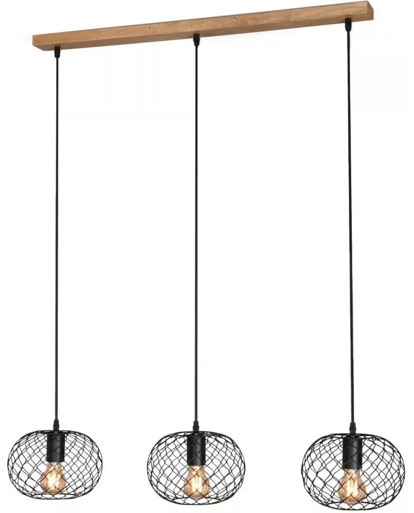 Brilo 4037-035 - Lustră suspendată pe cablu 3xE27/40W/230V