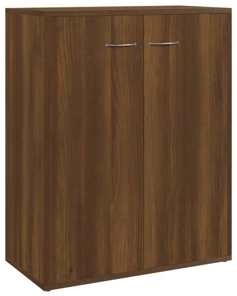 815380 vidaXL Servantă, stejar maro, 60x30x75 cm, lemn compozit
