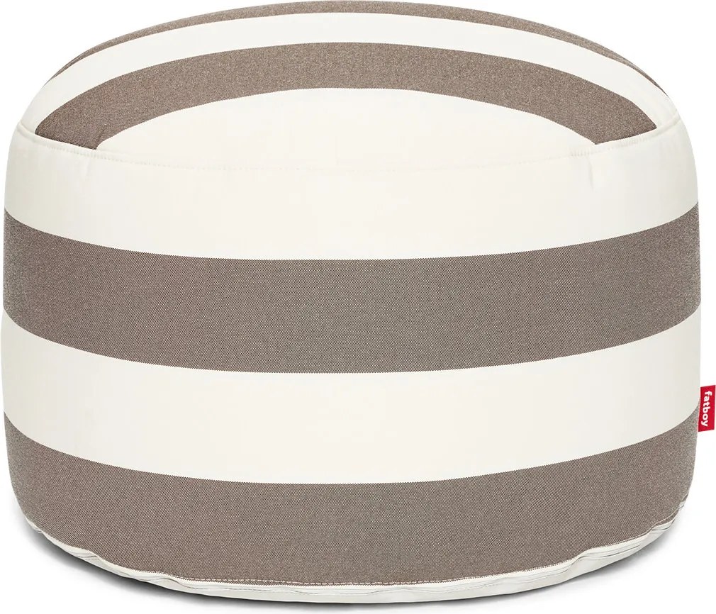 Puf mare pentru exterior Point, culori multiple - Fatboy Culoare: cacao cu dungi