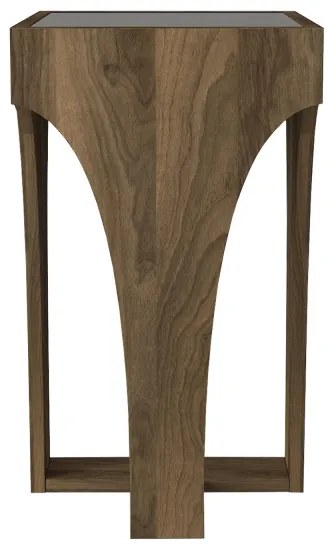 Măsuță laterală LITUS 58x37 cm maro