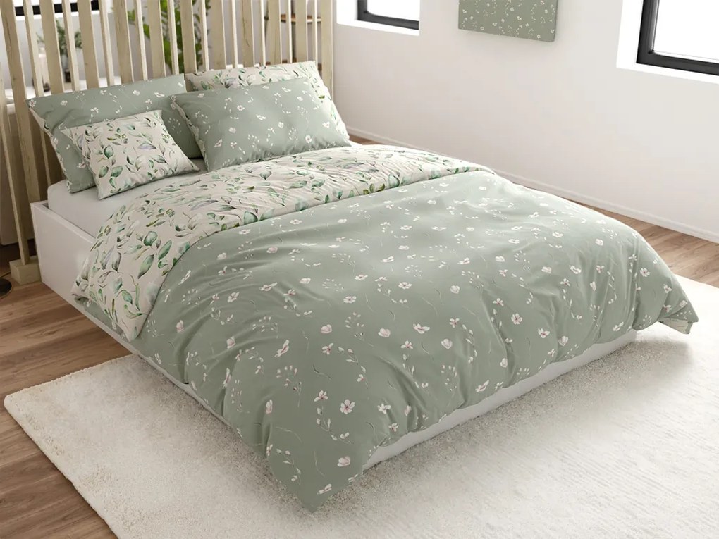 Lenjerie de pat din microfibra SNUVIA salvie verde Dimensiune lenjerie de pat: 70 x 90 cm | 140 x 220 cm