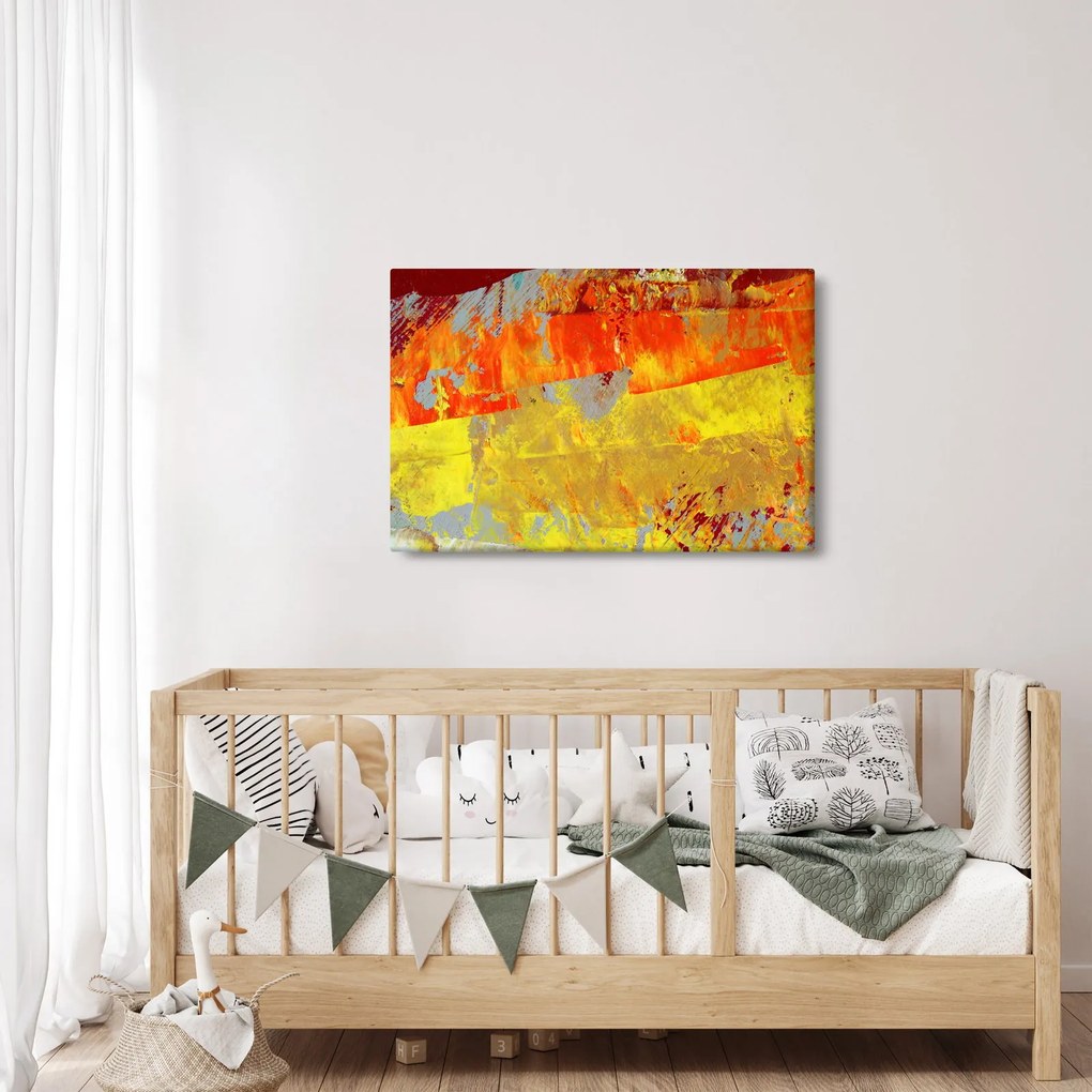 Tablou cu abstracție - pictura (90x60 cm)
