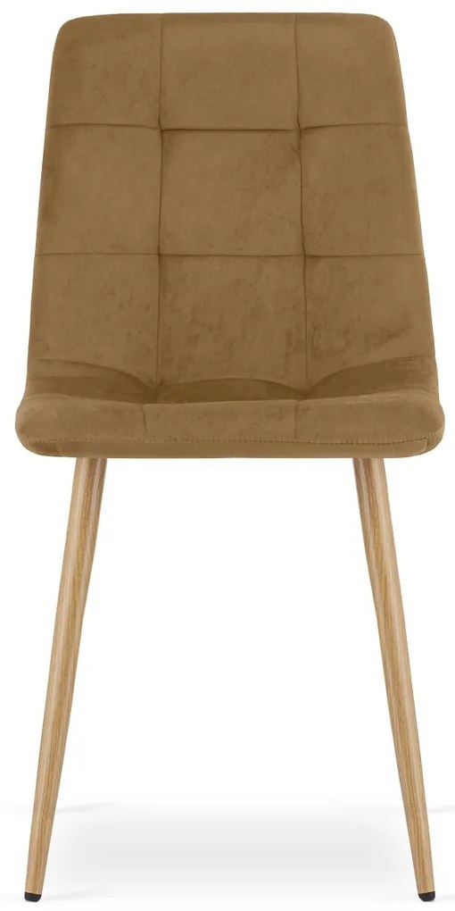 Scaun catifea maro KARA