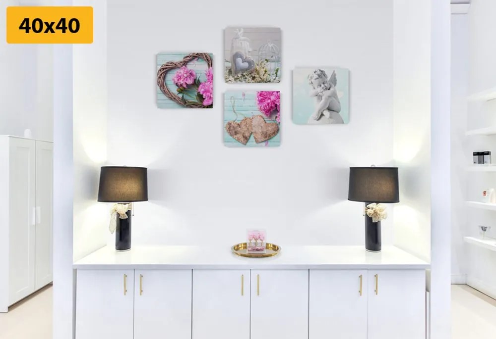 Set tablouri în design vintage interesant