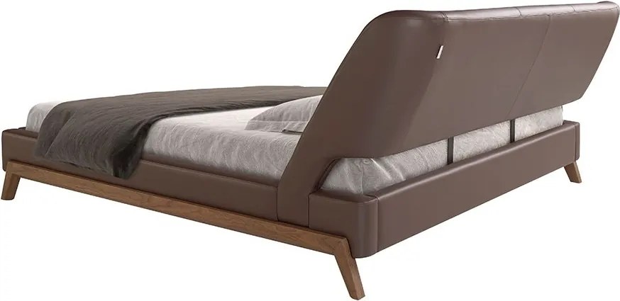 Pat dublu design LUX Brown 180x200cm