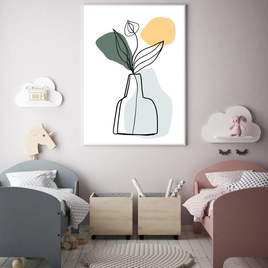 Poster - Vaza cu platnă (A4)