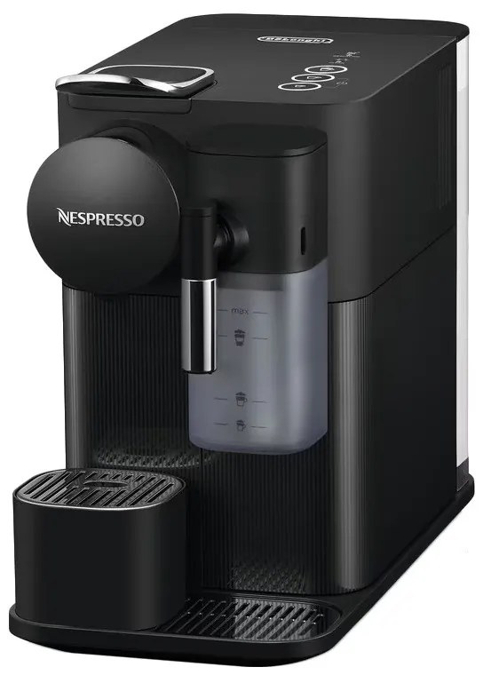 Espressor cu capsule DeLonghi EN510B, 1450W, 19 bar, 1 l, Nespresso, Auto shut-off, Negru