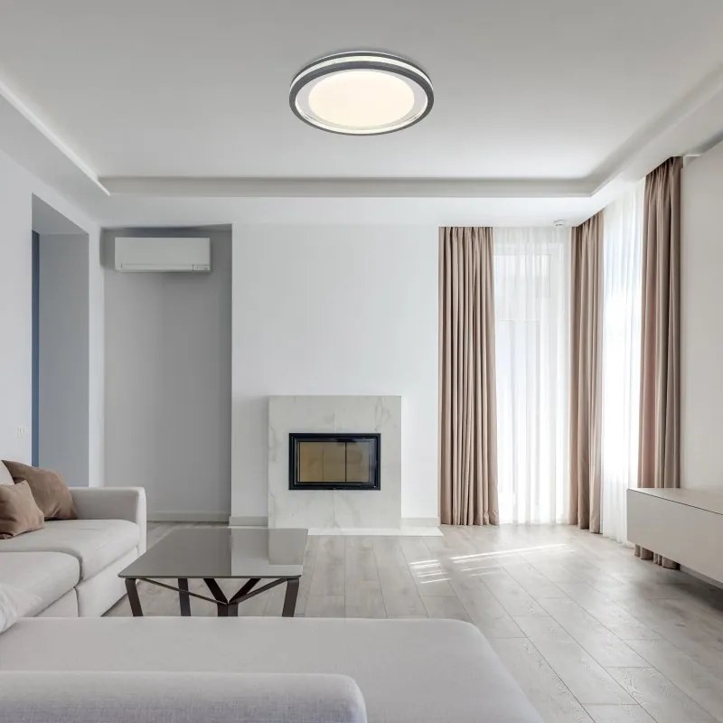 Plafoniera LED cu telecomanda design slim TERPSA