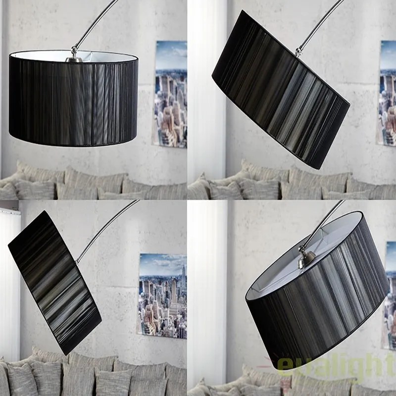 LAMPADAR / Lampa de podea pivotant Extenso negru A-7162 VC