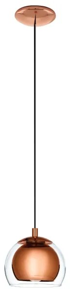 Abajur de rezervă din sticlă pentru lustră Eglo ROCAMAR d. 19 cm transparent