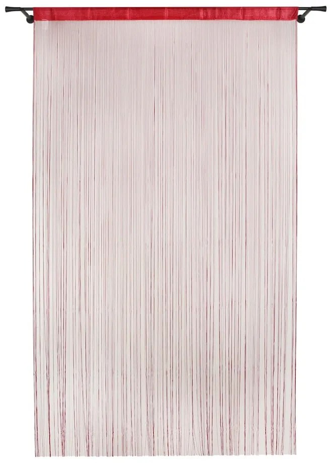 Draperie roșie pentru ușă 100x200 cm String – Mendola Fabrics