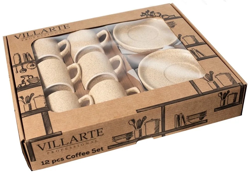 Set cesti cafea 12 piese tetris 110 ml trc s66