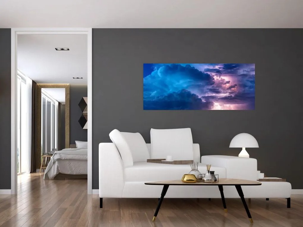 Tablou cu nori (120x50 cm)