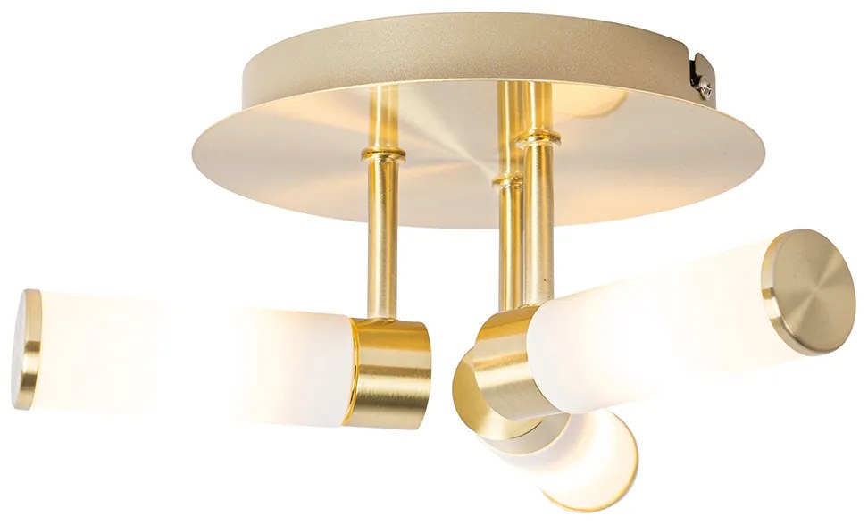 Plafonieră modernă pentru baie din alamă cu 3 lumini IP44 - Bath