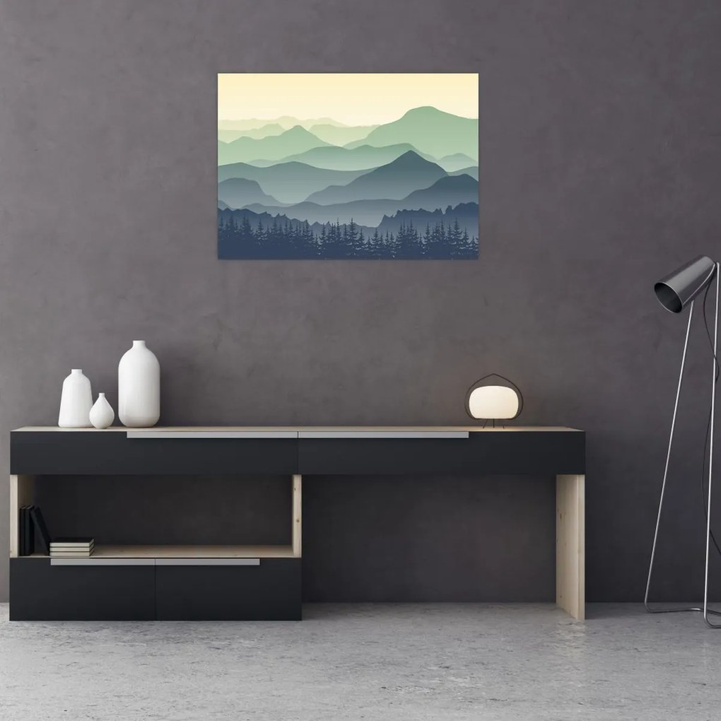 Tablou - Muntele Pădure (70x50 cm)