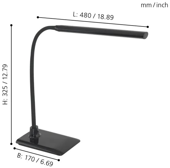 Eglo 96438 - Lampă de masă dimmabilă LED LAROA LED/4,5W/230V
