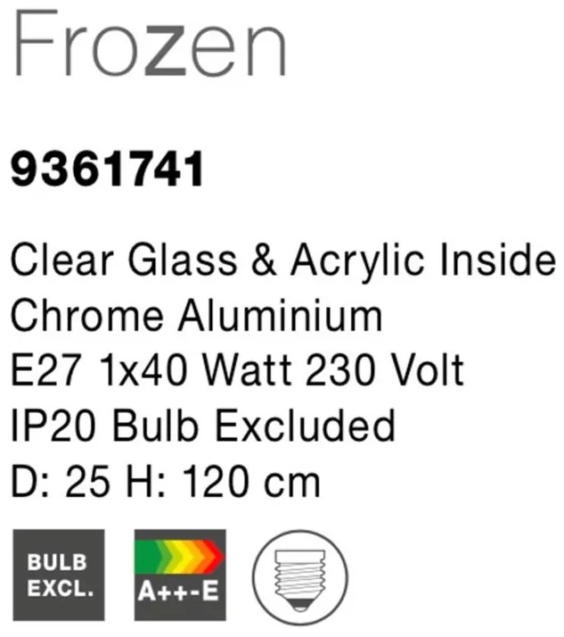 Pendul design modern Ø25cm Frozen NVL-9361741