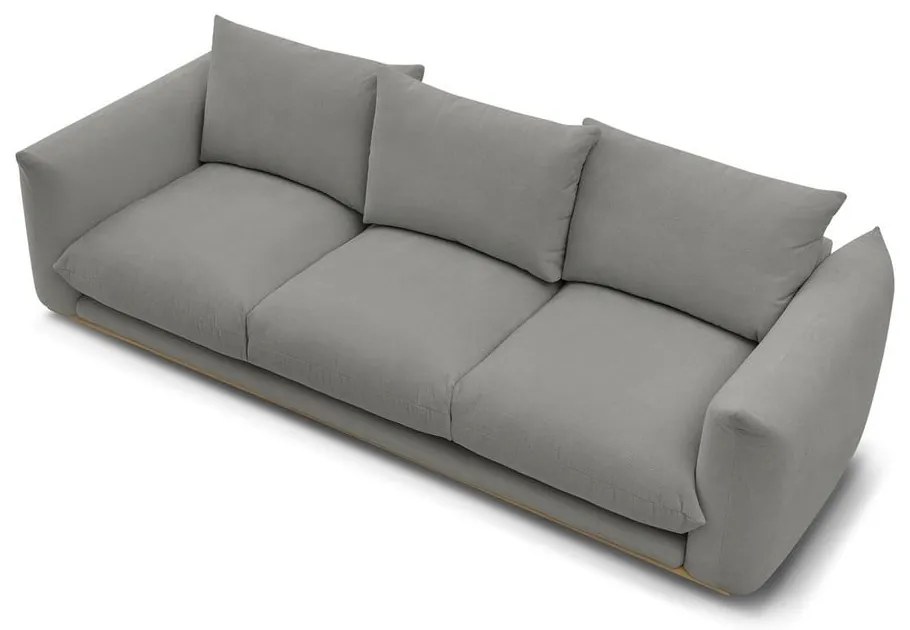 Canapea gri 265 cm Ernest – Bobochic Paris