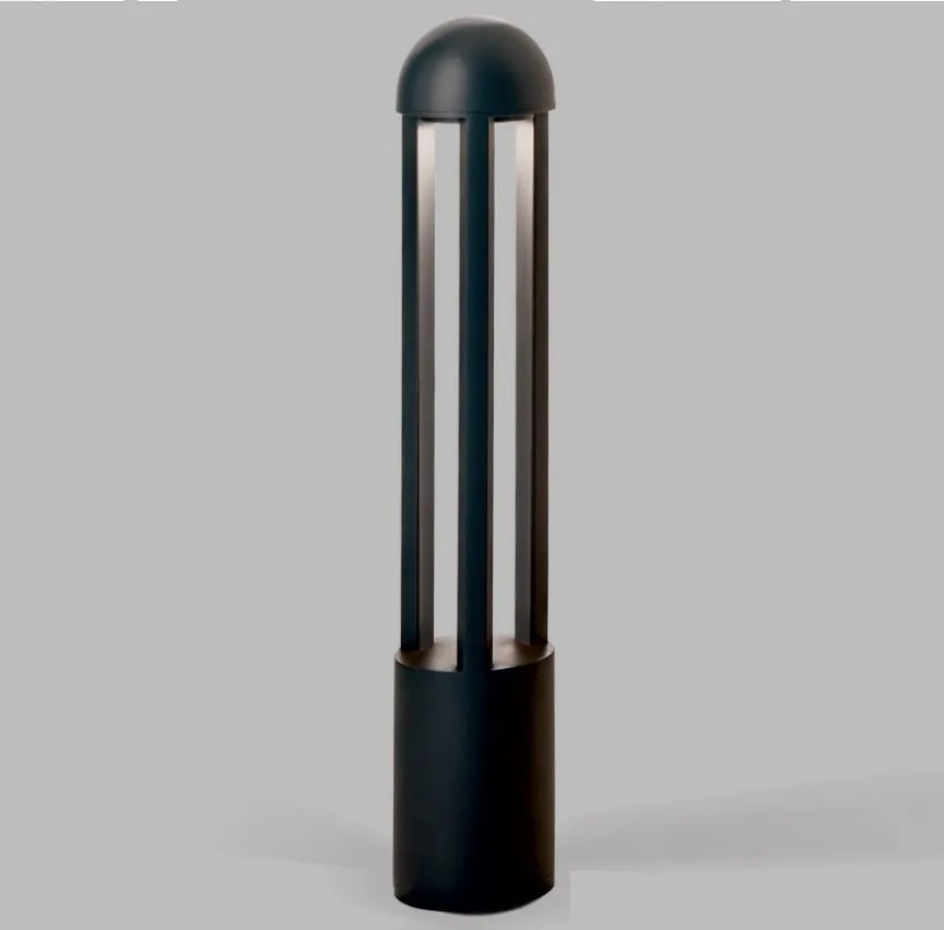 Stalp LED pentru exterior, protectie IP54, Naok antracit