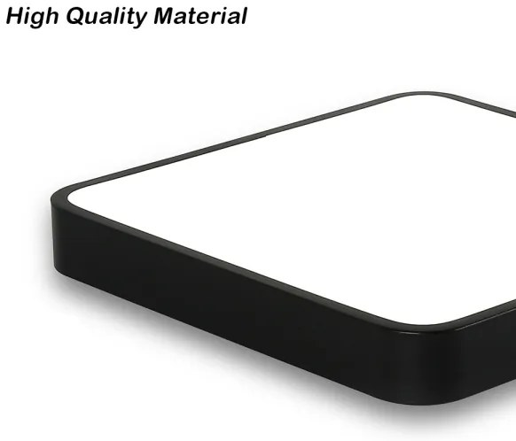 Brilagi - Plafonieră LED POOL SQUARE LED/48W/230V 50x50 cm negru