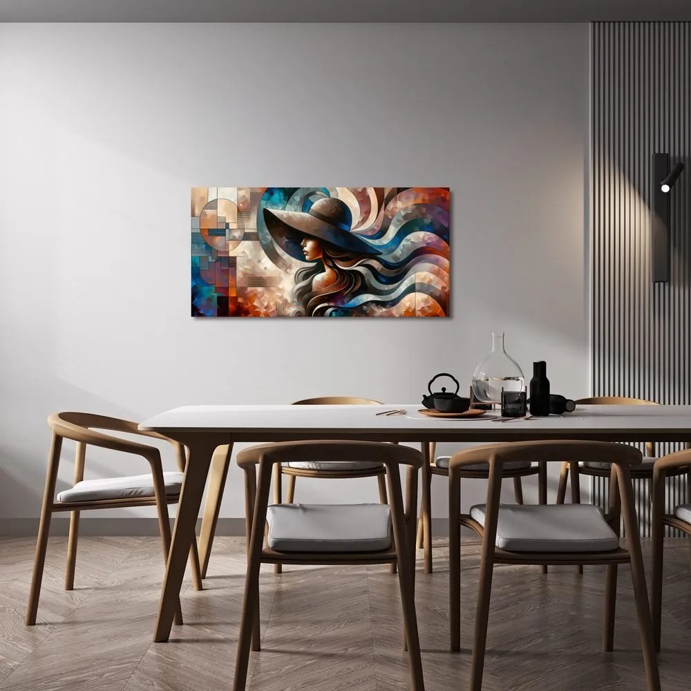 Tablou portret abstract de femeie