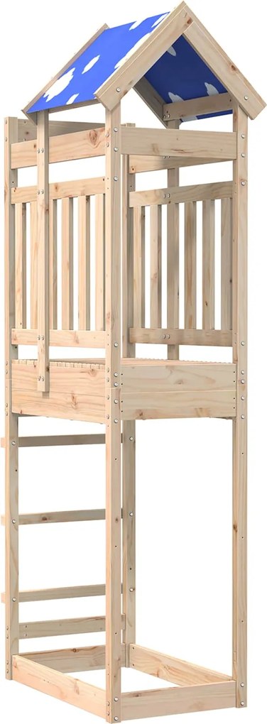 vidaXL Turn de joacă Maro 52.5 x 85 x 239 cm Lemn de pin masiv