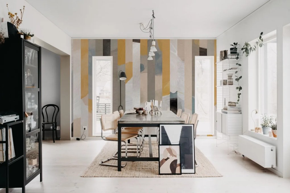 Fototapet, Paint Stripes, Soft, Rebel Walls