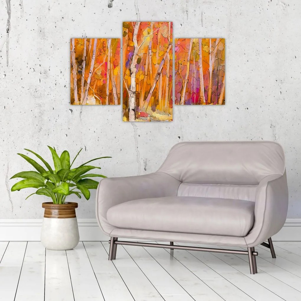 Tablou - Pădurea toamna (90x60 cm)