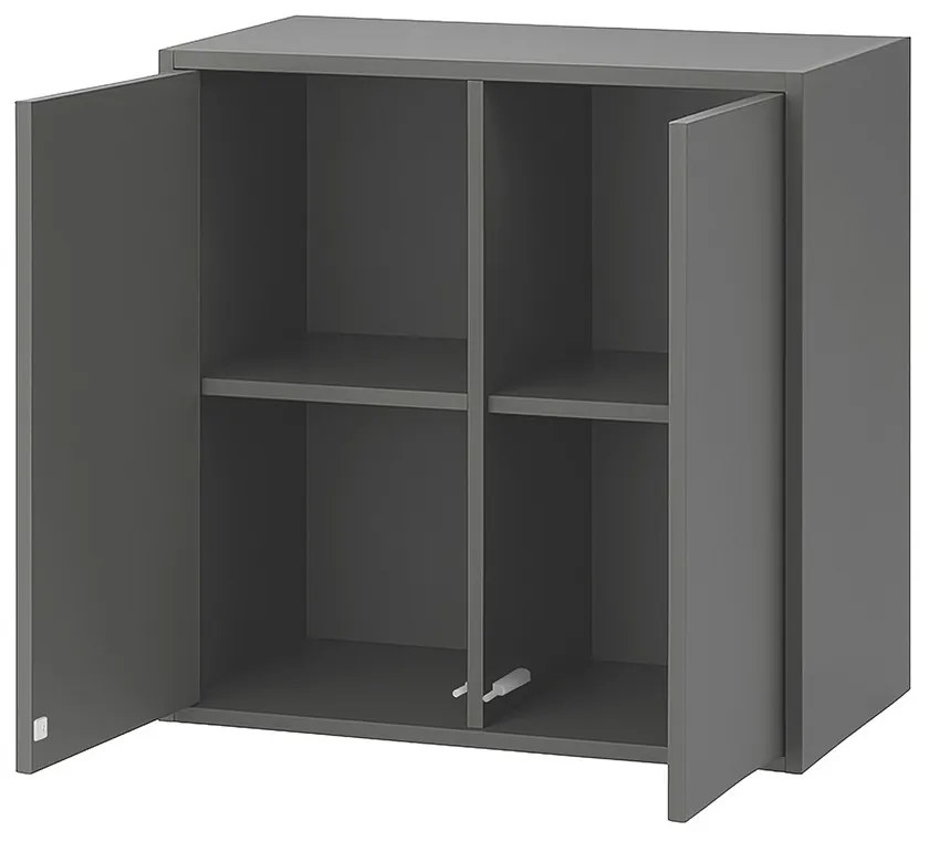 Boxie 2 uși dulap de perete 80x80x37 cm antracit