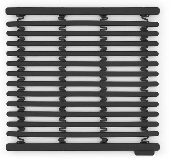 Suport de vase din silicon Brabantia SinkSide 1004155, Până la 220C, Lățime reglabilă, Gri închis