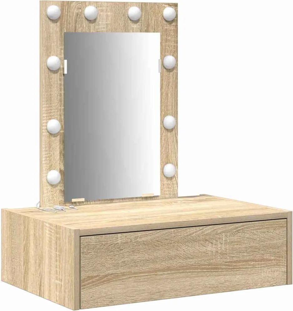 vidaXL Masă de Machiaj cu sertar Maro 60 x 40 x 70 cm Lemn compozit