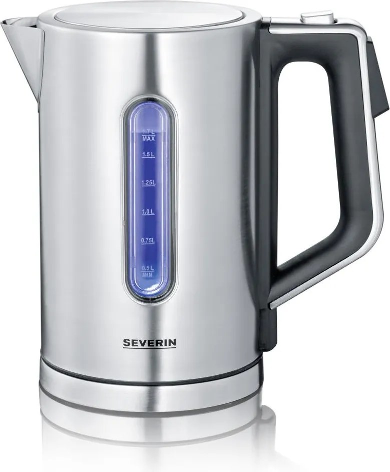 Severin WK 3418 - Fierbător electric rapid 1,7 l, 3000 W / 230 V, inox/negru