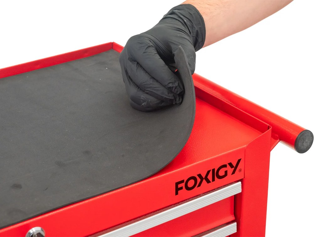 Cărcucior de atelier Foxigy, 7 sertare, fără scule