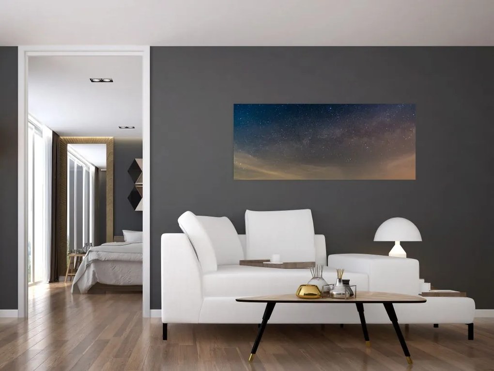 Tablou cu cerul nocturn (120x50 cm)