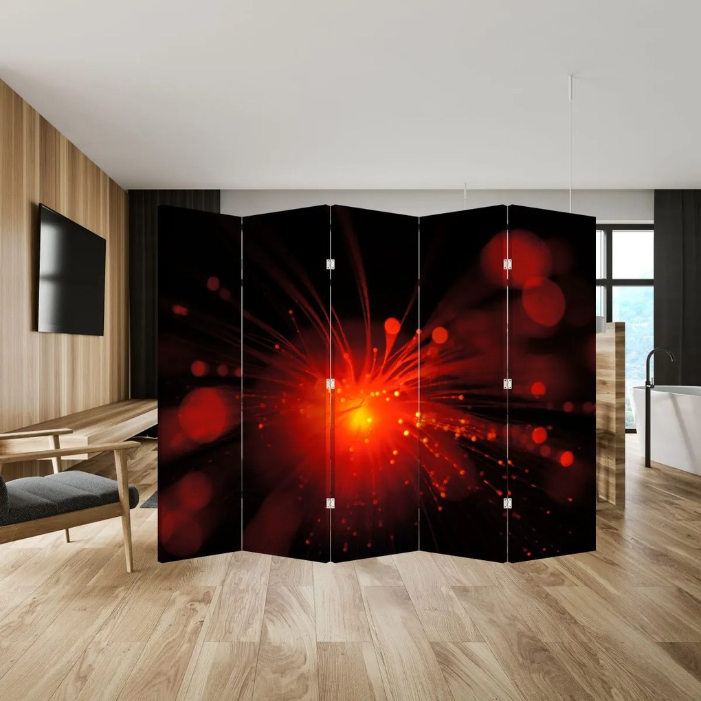 Paravan - Abstacție sclipire (210x170 cm)