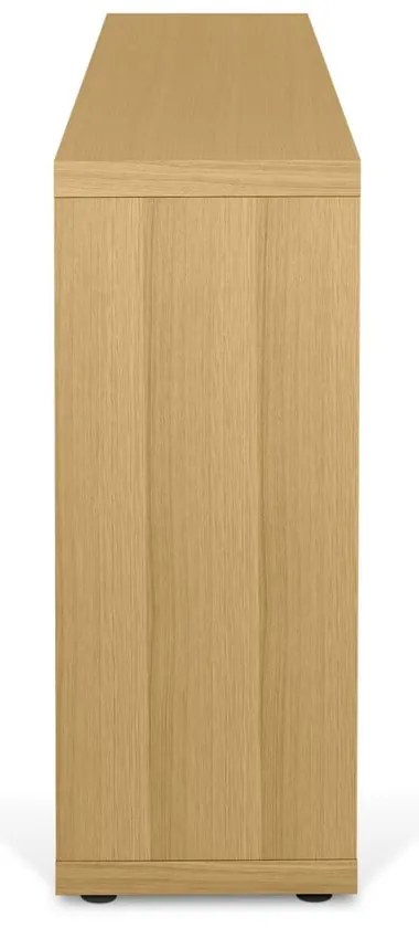 Bibliotecă în culoare naturală cu aspect de lemn de stejar 150x83 cm Berlin – TemaHome