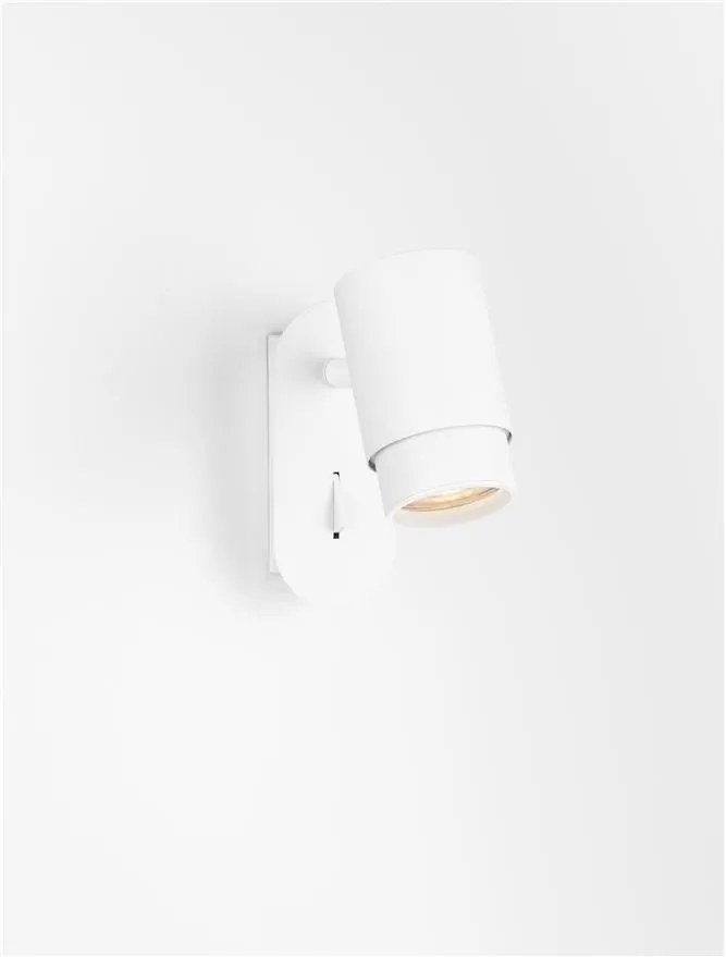 Aplica de Perete cu Spot Directionabil, 1xGU10, Nime alb NVL-9011528