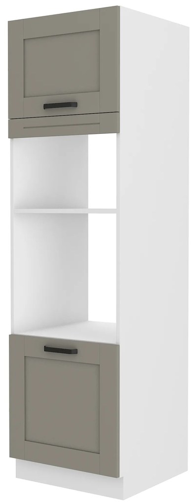 Dulap de bucătărie pentru alimente Lucid 60 DPM 210 2F (claygrey + alb). 1045468