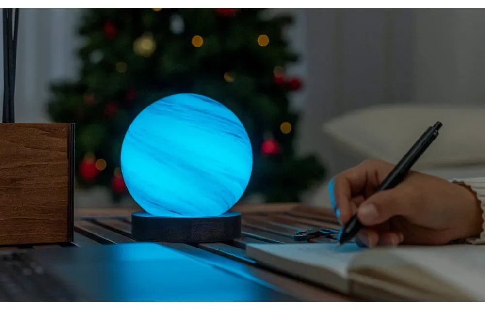 Decorațiune luminoasă maro/în culoare naturală închisă cu USB ø 12 cm Polar Cloud – Gingko