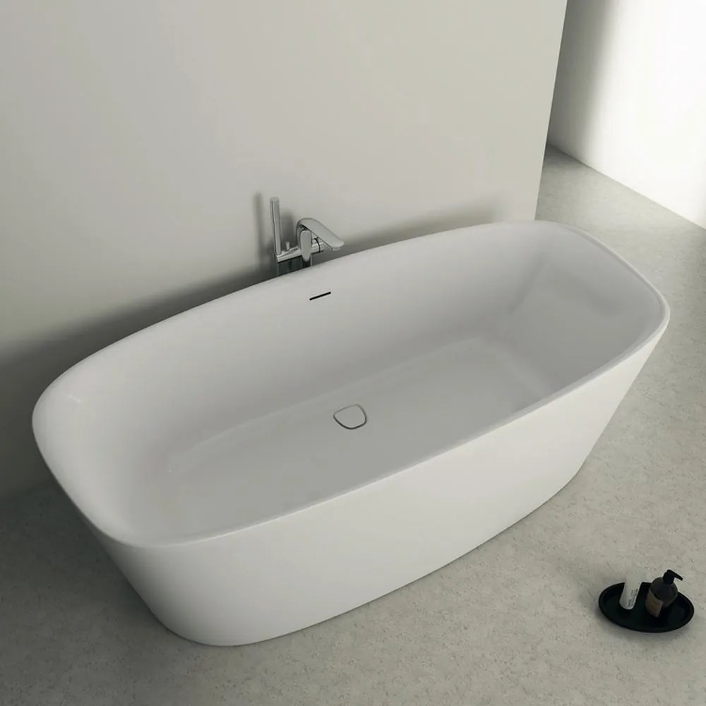 Cada de baie 190x90 cm, freestanding, alba 1900x900 mm