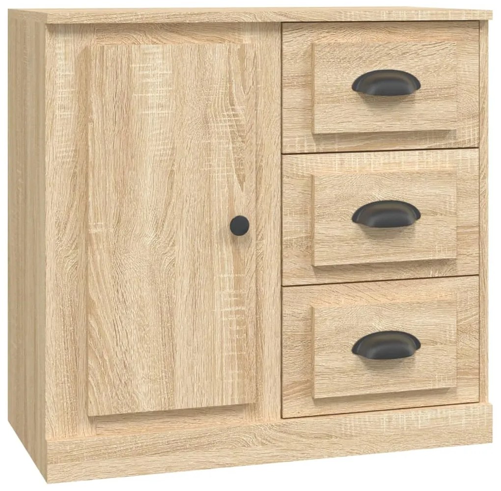 816195 vidaXL Servantă, stejar sonoma, 70x35,5x67,5 cm, lemn prelucrat