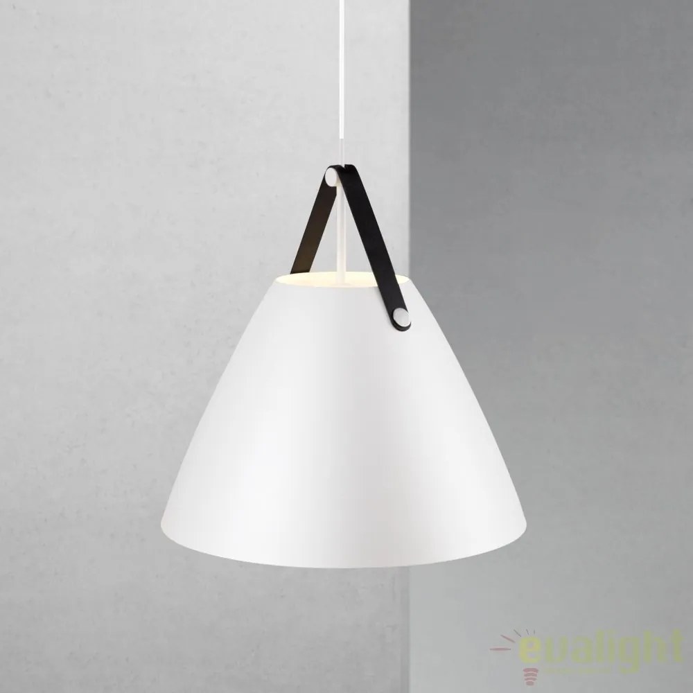 Lustra / Pendul design nordic Strap 48 alb 84353001 DFTP
