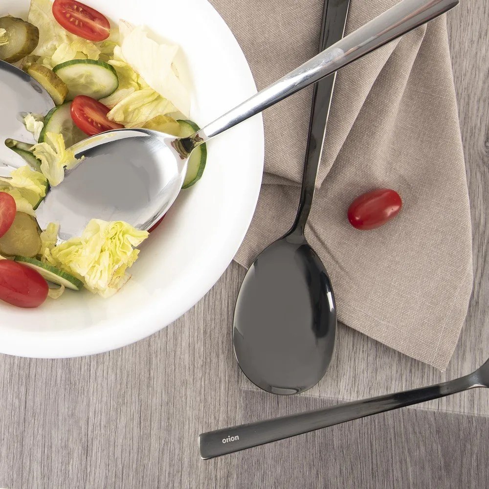Tacâm pentru salată din oțel inoxidabil Black – Orion