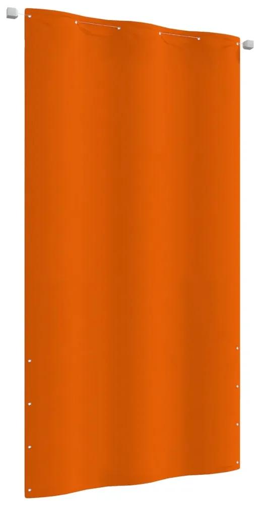 Paravan de balcon, portocaliu, 120 x 240 cm, tesatura oxford Portocaliu, 120 x 240 cm