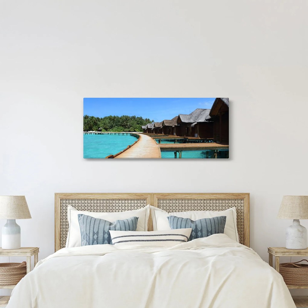 Tablou cu Maledive (120x50 cm)