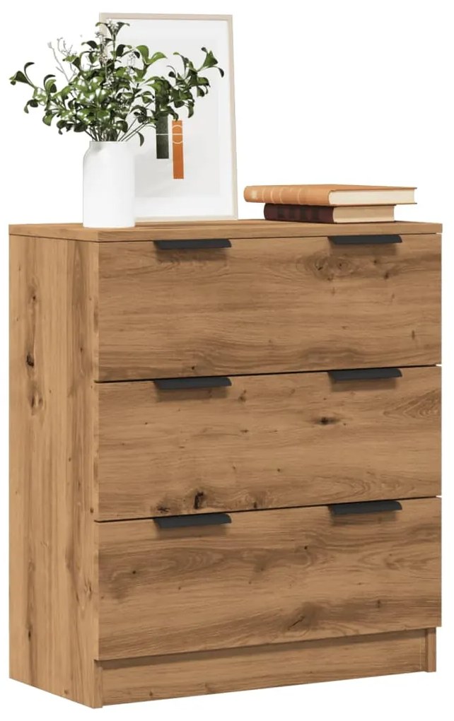 vidaXL Dulap, stejar artizanal, 60x30x70 cm, lemn prelucrat